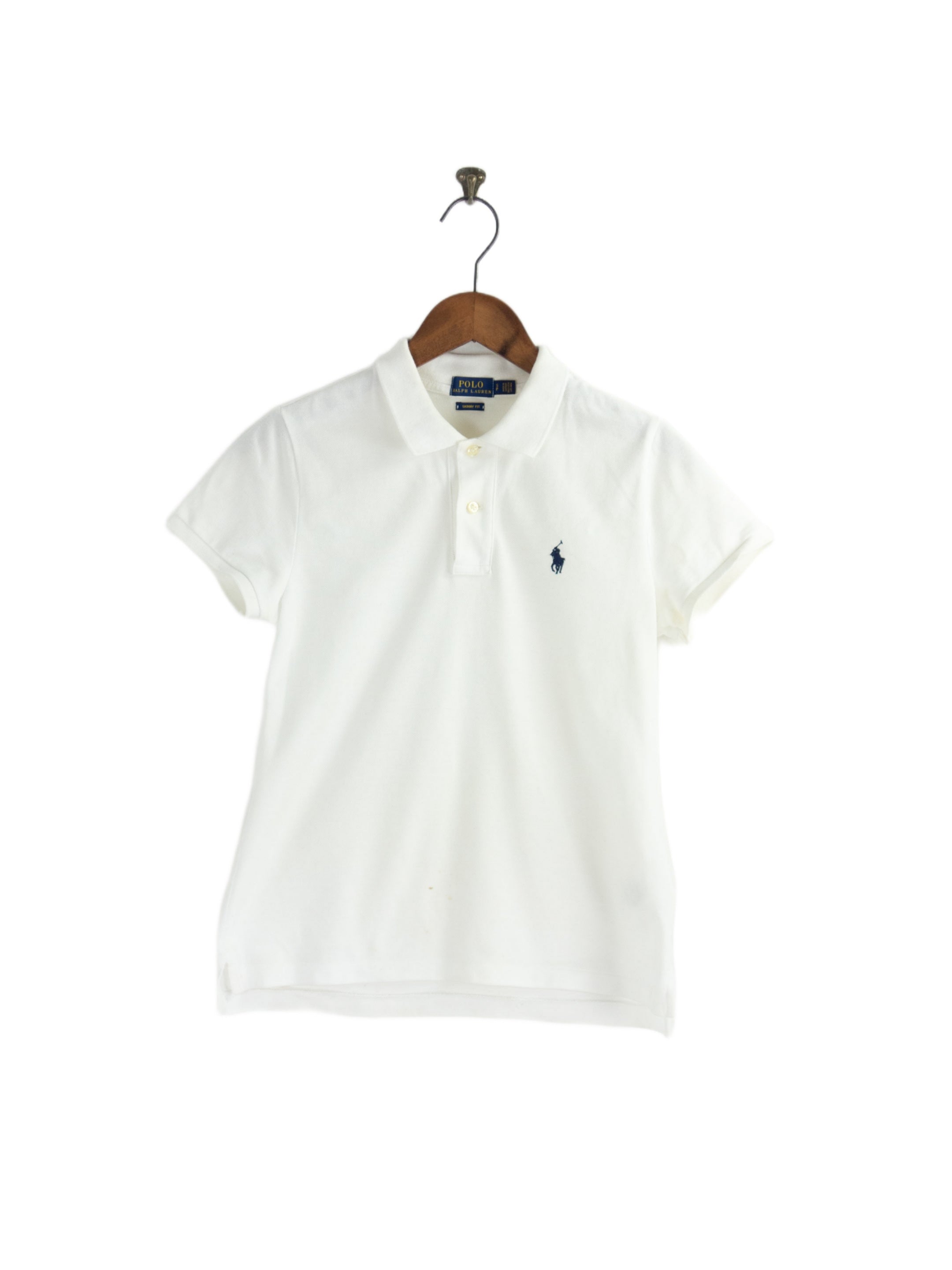 Weißes Polo T-Shirt XS
