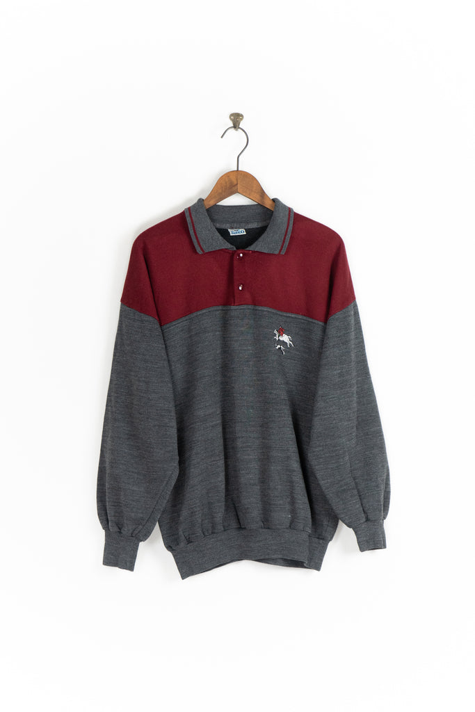 Bestickter vintage Sweater L/XL